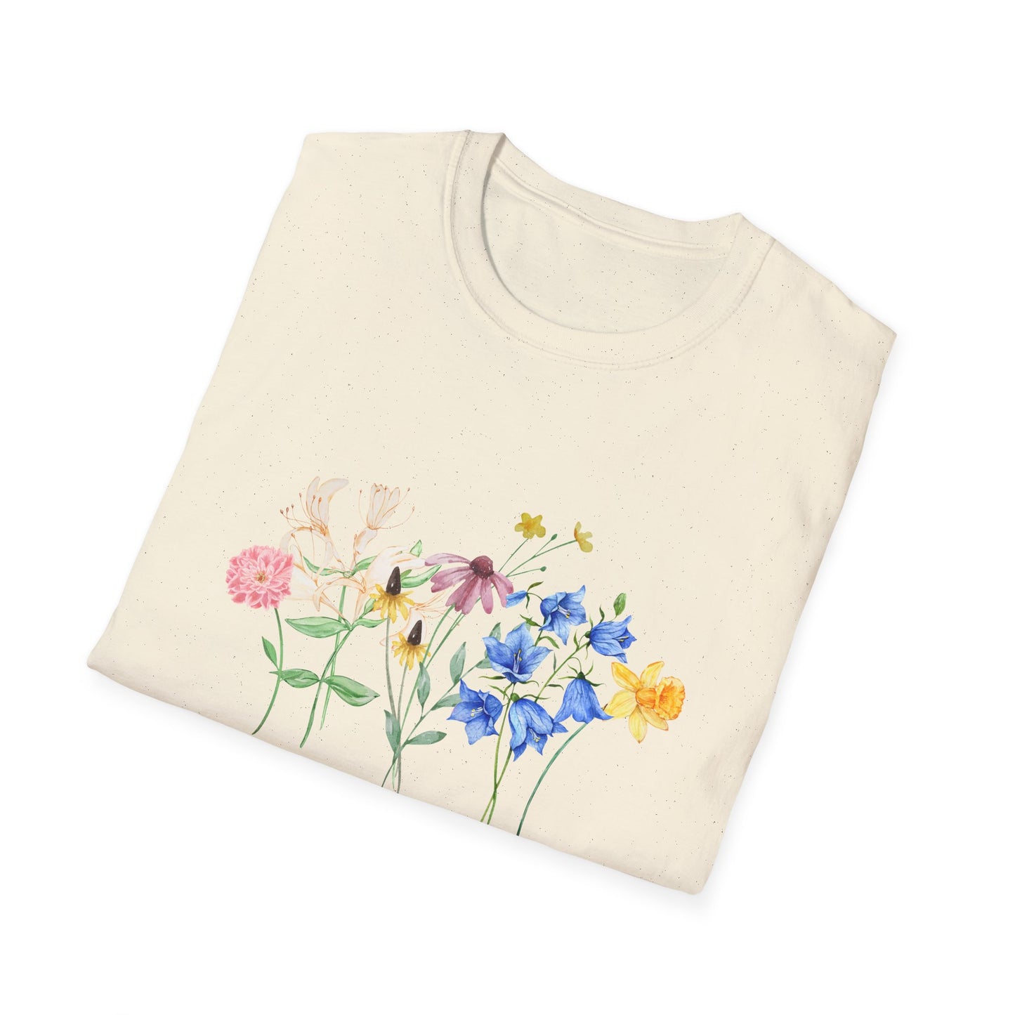 Floral T-Shirt Plant Your Own Garden Wildflowers