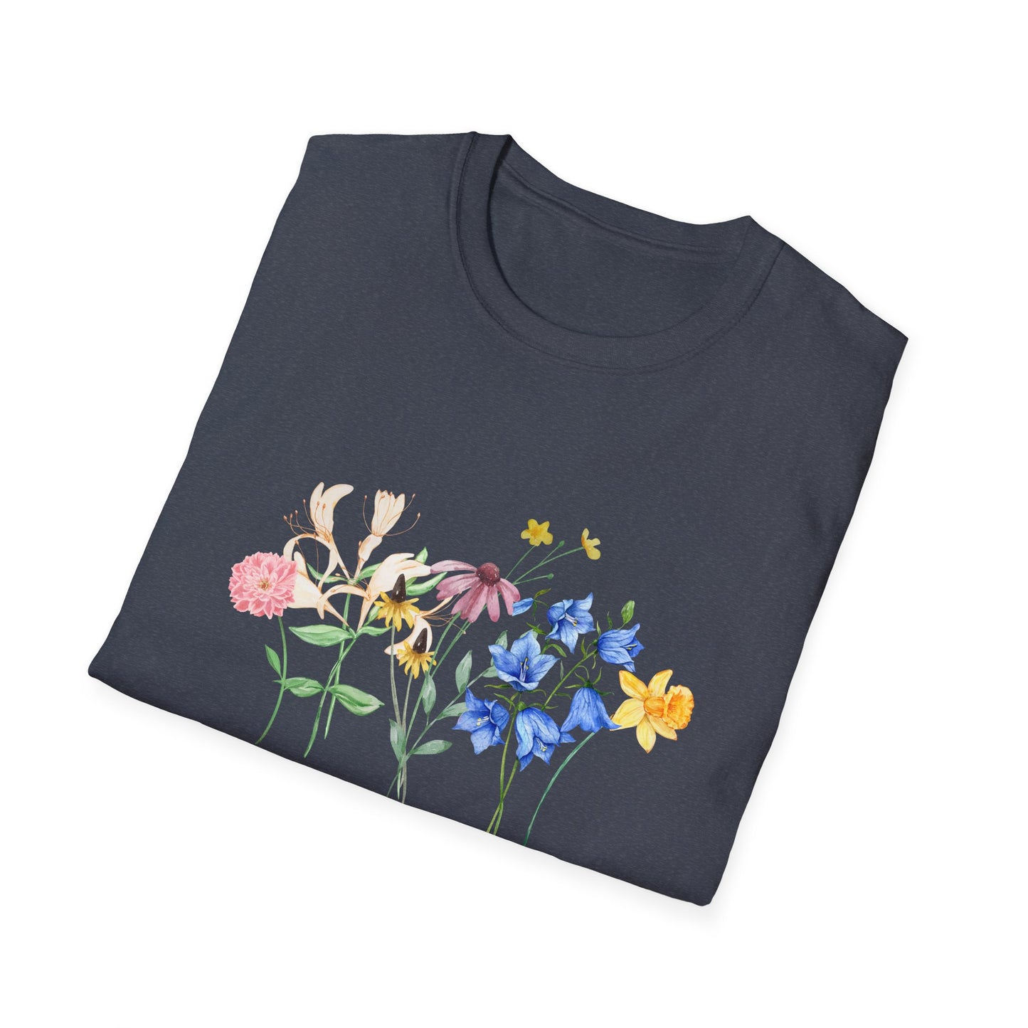 Floral T-Shirt Plant Your Own Garden Wildflowers