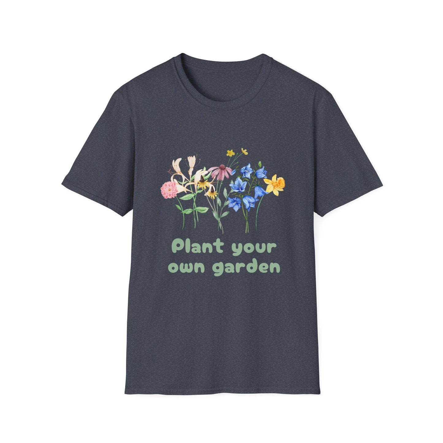 Floral T-Shirt Plant Your Own Garden Wildflowers