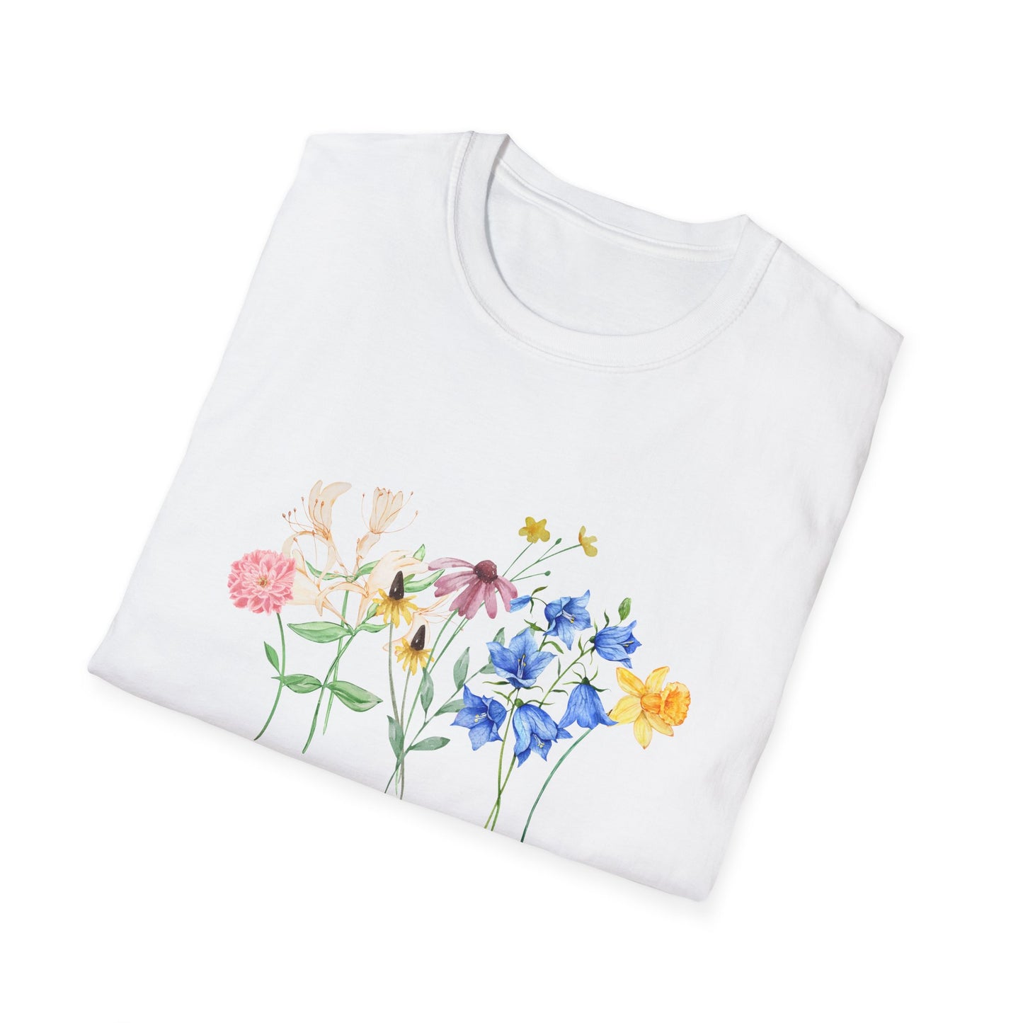 Floral T-Shirt Plant Your Own Garden Wildflowers