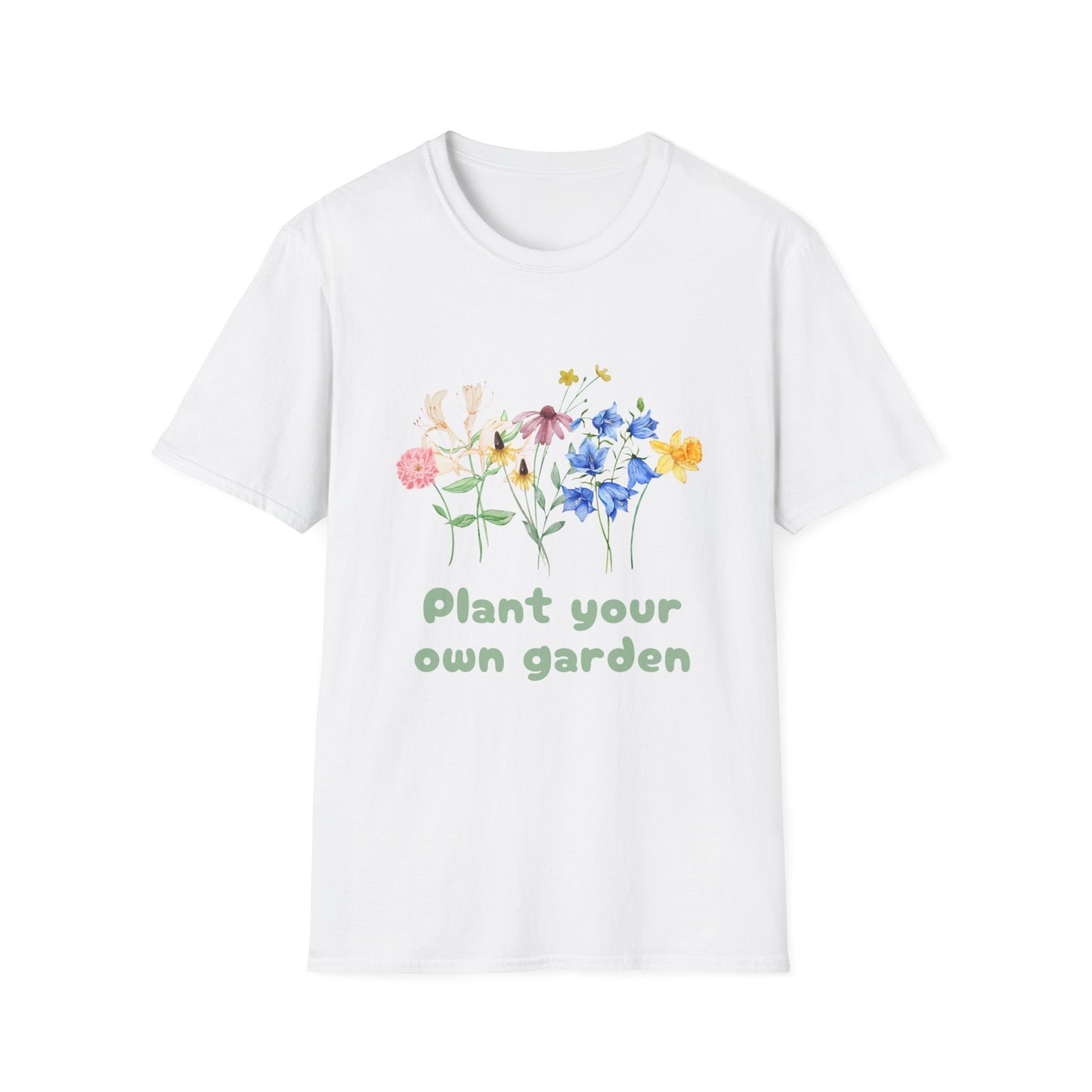 Floral T-Shirt Plant Your Own Garden Wildflowers