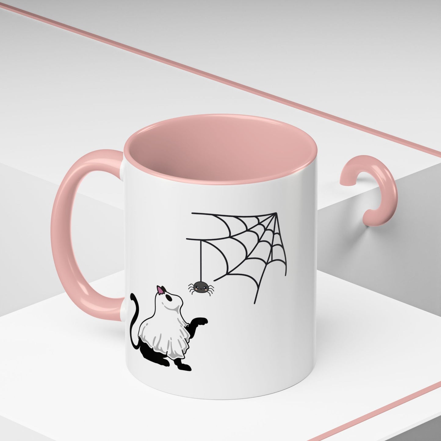 Cat Ghost Halloween Mug