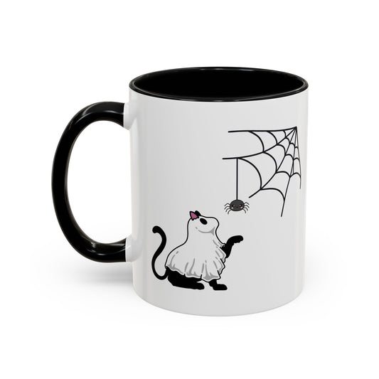 Cat Ghost Halloween Mug