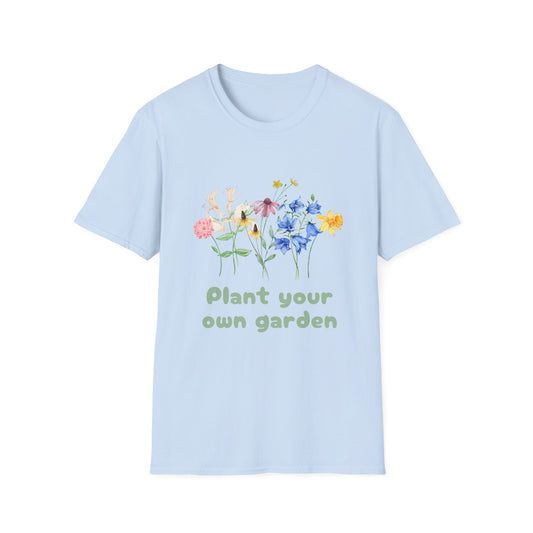 Floral T-Shirt Plant Your Own Garden Wildflowers