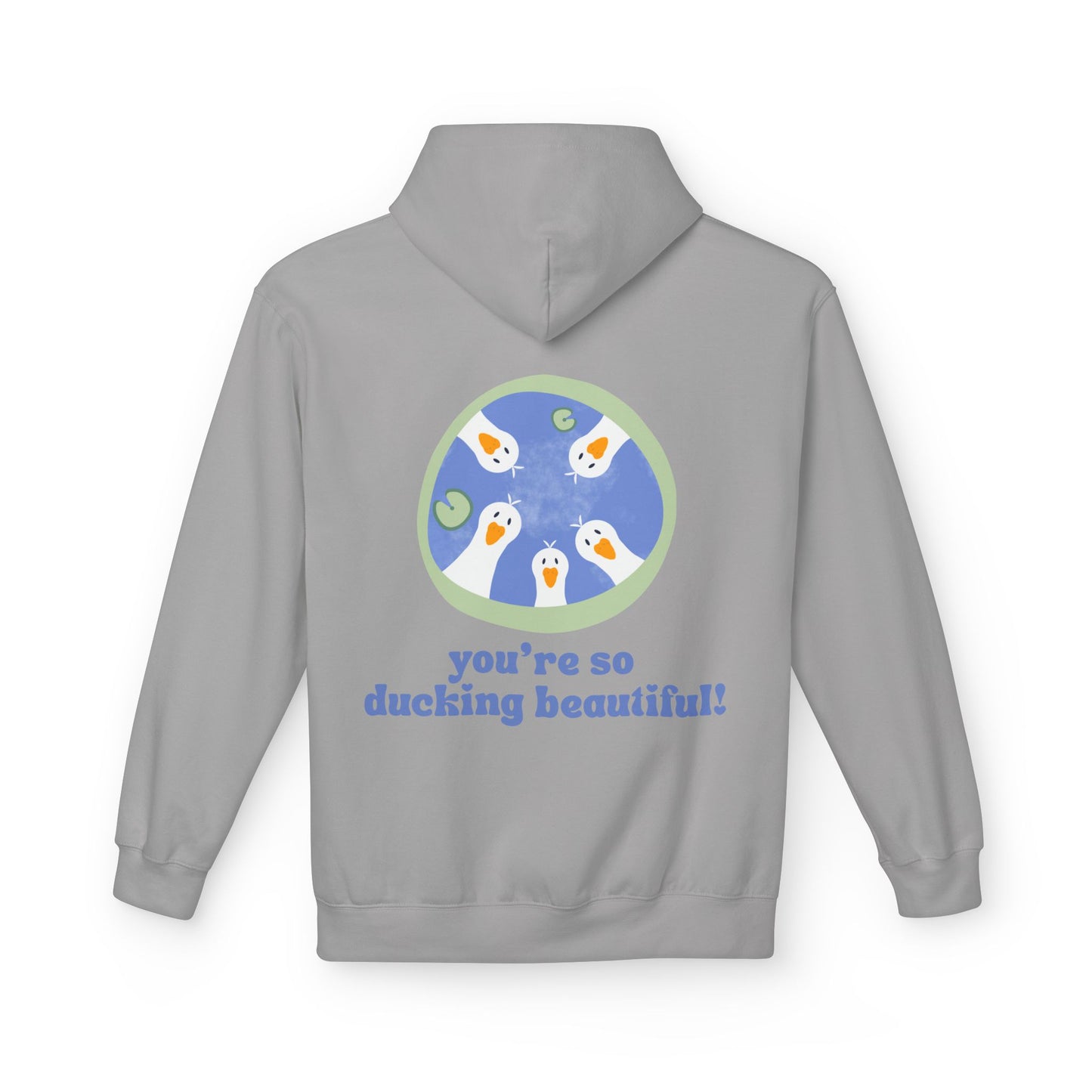 Ducking Beautiful Unisex Fleece Hoodie